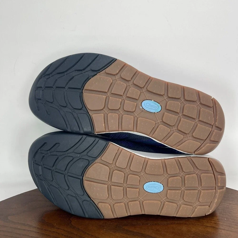 Chaco Torrent Pro Women's Sneaker 6.5 Blue Knit Casual Toggle Lace Shoes J106946